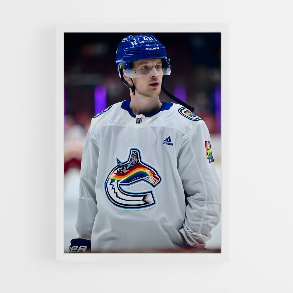 Poster Elias pettersson talentueux – affiche Hockey sur glace (vue 3)